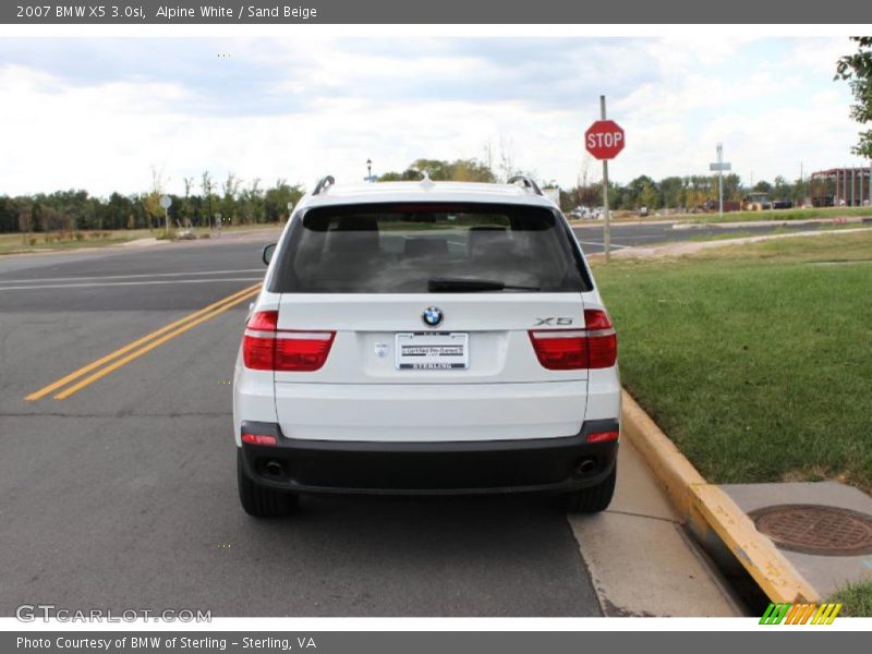 Alpine White / Sand Beige 2007 BMW X5 3.0si