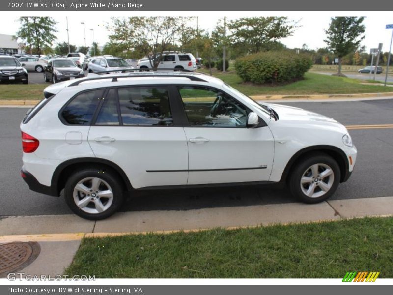 Alpine White / Sand Beige 2007 BMW X5 3.0si
