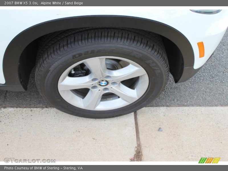 Alpine White / Sand Beige 2007 BMW X5 3.0si