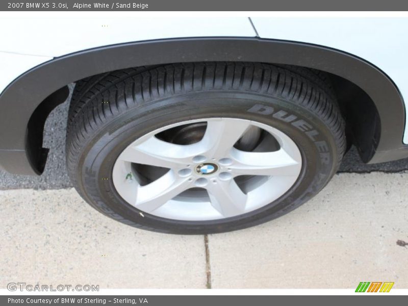 Alpine White / Sand Beige 2007 BMW X5 3.0si
