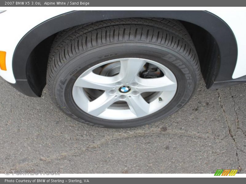 Alpine White / Sand Beige 2007 BMW X5 3.0si