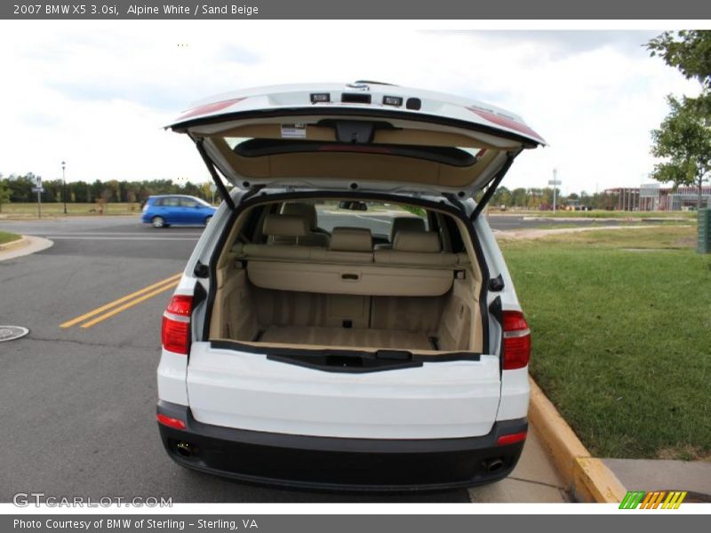 Alpine White / Sand Beige 2007 BMW X5 3.0si