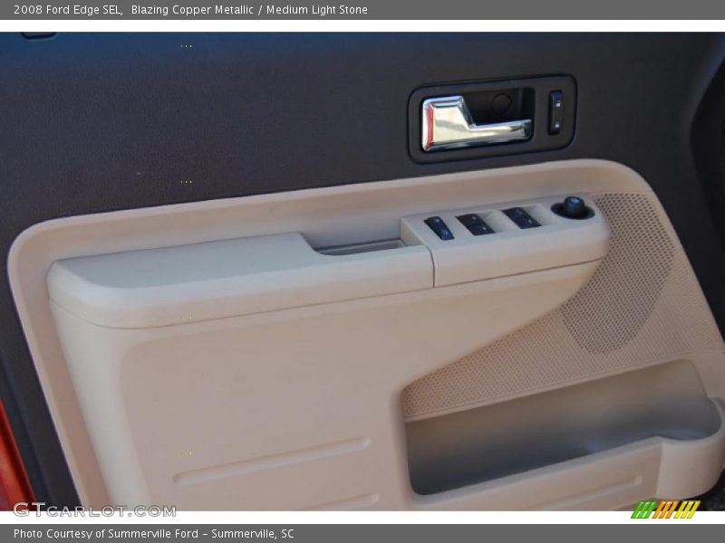 Blazing Copper Metallic / Medium Light Stone 2008 Ford Edge SEL