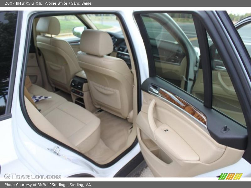 Alpine White / Sand Beige 2007 BMW X5 3.0si