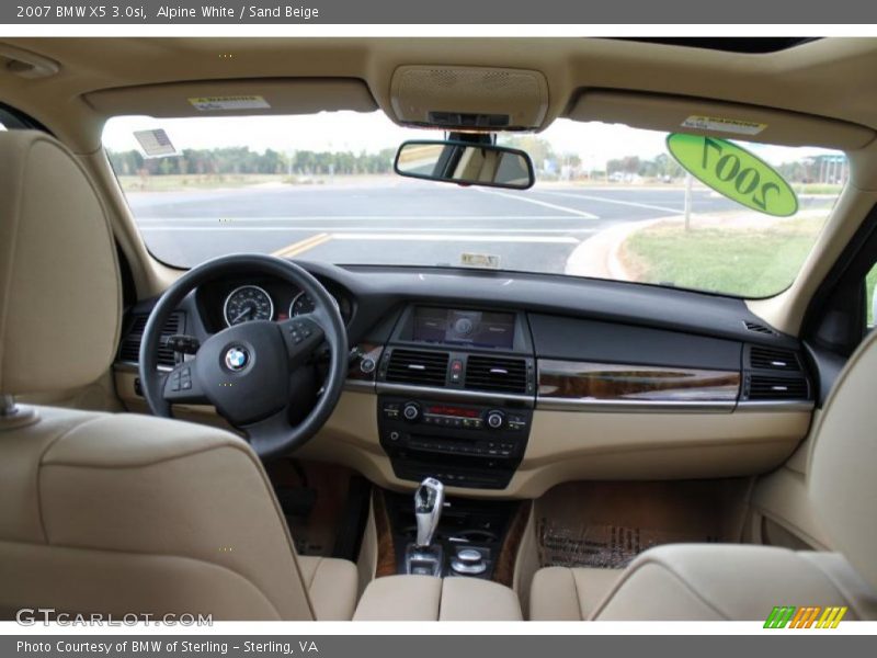 Alpine White / Sand Beige 2007 BMW X5 3.0si