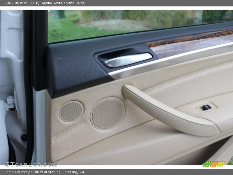 Alpine White / Sand Beige 2007 BMW X5 3.0si