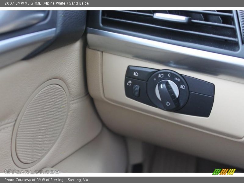Alpine White / Sand Beige 2007 BMW X5 3.0si