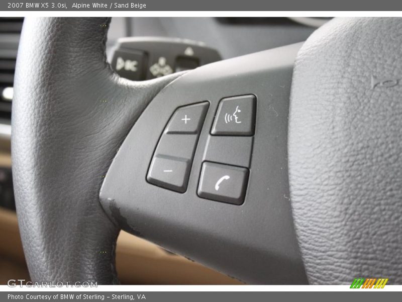 Alpine White / Sand Beige 2007 BMW X5 3.0si