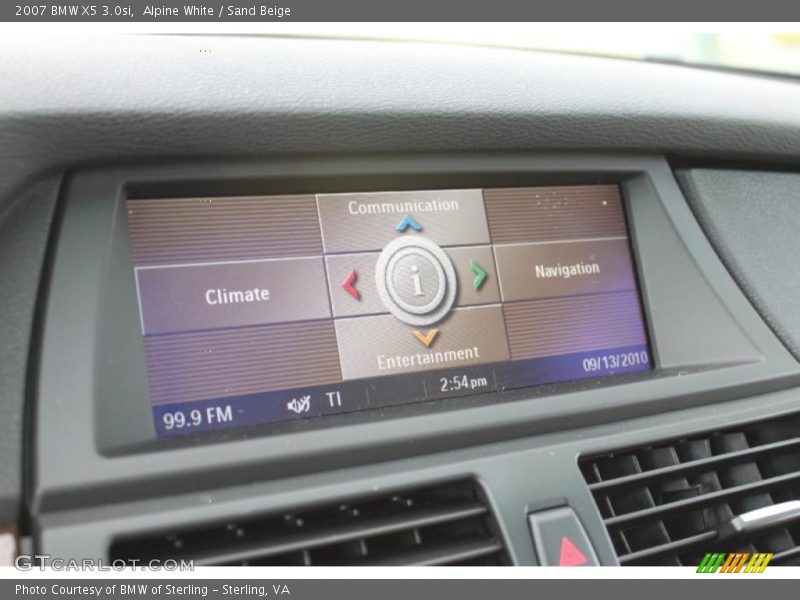 Alpine White / Sand Beige 2007 BMW X5 3.0si