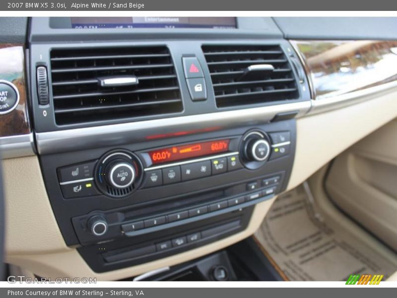 Alpine White / Sand Beige 2007 BMW X5 3.0si