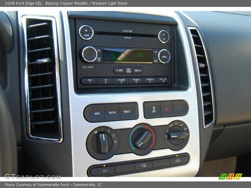 Blazing Copper Metallic / Medium Light Stone 2008 Ford Edge SEL