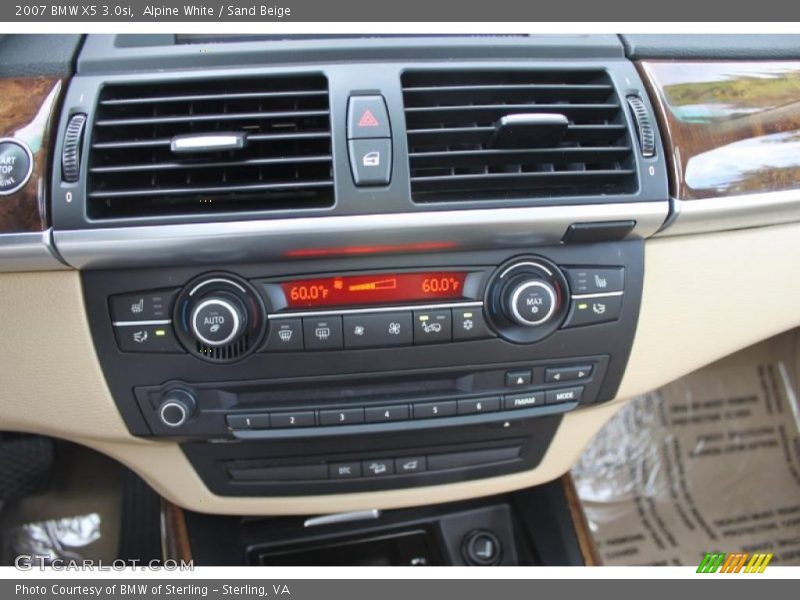 Alpine White / Sand Beige 2007 BMW X5 3.0si