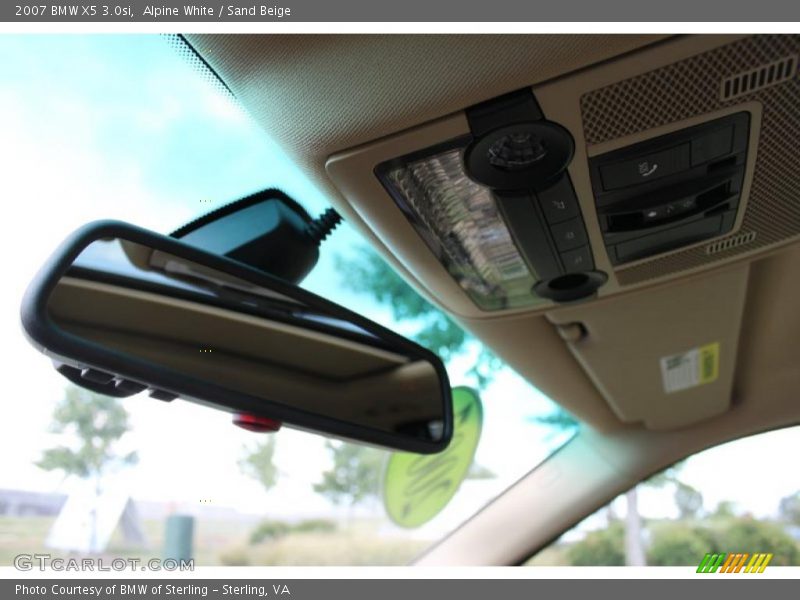 Alpine White / Sand Beige 2007 BMW X5 3.0si
