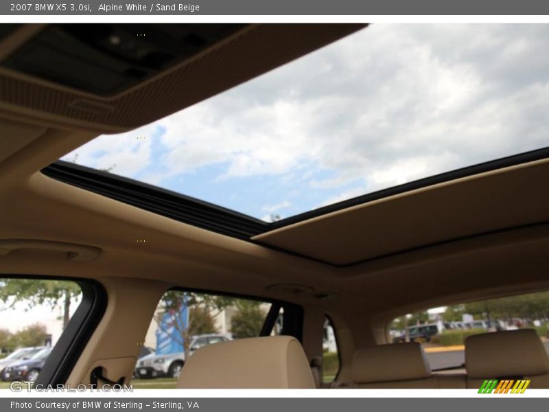 Alpine White / Sand Beige 2007 BMW X5 3.0si