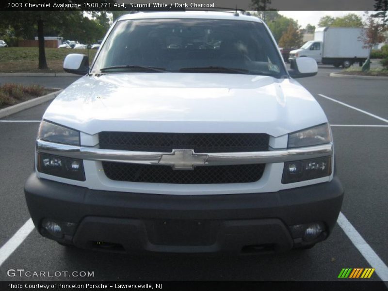 Summit White / Dark Charcoal 2003 Chevrolet Avalanche 1500 Z71 4x4