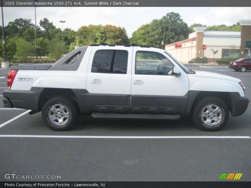 Summit White / Dark Charcoal 2003 Chevrolet Avalanche 1500 Z71 4x4