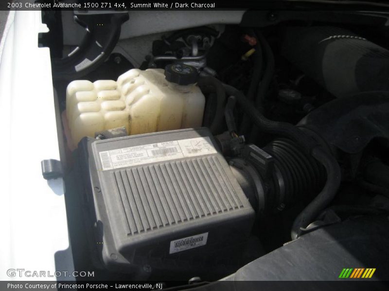 Summit White / Dark Charcoal 2003 Chevrolet Avalanche 1500 Z71 4x4