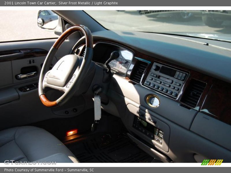 Silver Frost Metallic / Light Graphite 2001 Lincoln Town Car Cartier
