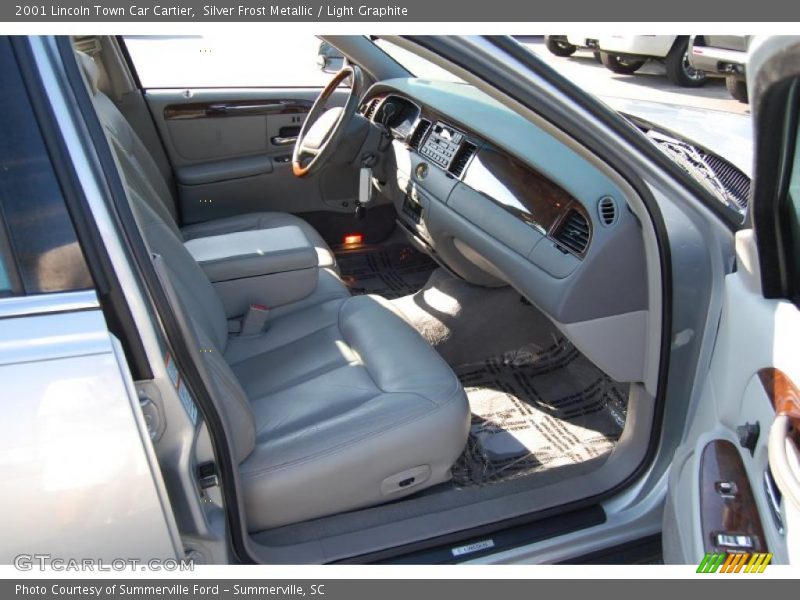 Silver Frost Metallic / Light Graphite 2001 Lincoln Town Car Cartier