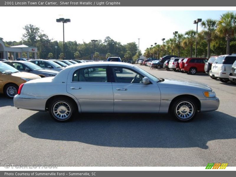 Silver Frost Metallic / Light Graphite 2001 Lincoln Town Car Cartier