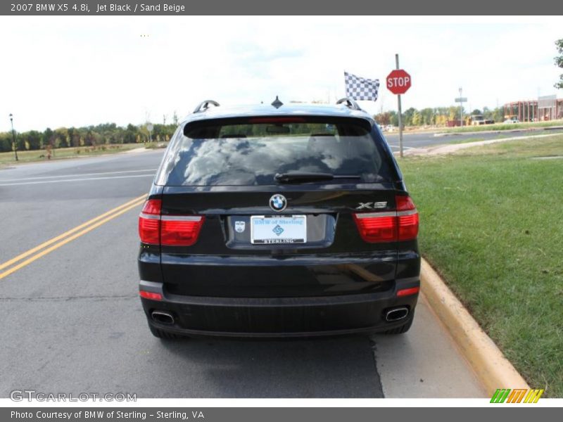 Jet Black / Sand Beige 2007 BMW X5 4.8i