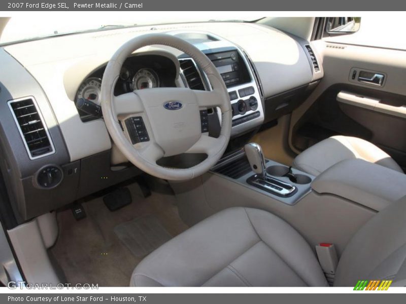 Pewter Metallic / Camel 2007 Ford Edge SEL