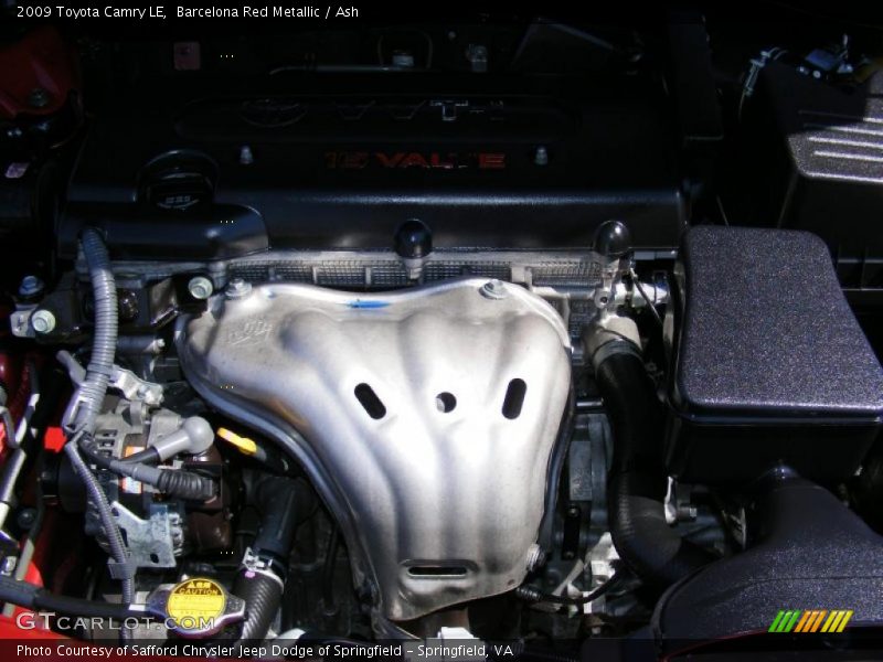 Barcelona Red Metallic / Ash 2009 Toyota Camry LE
