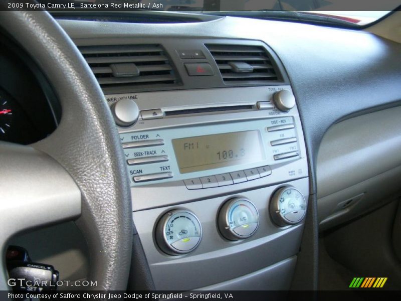 Barcelona Red Metallic / Ash 2009 Toyota Camry LE