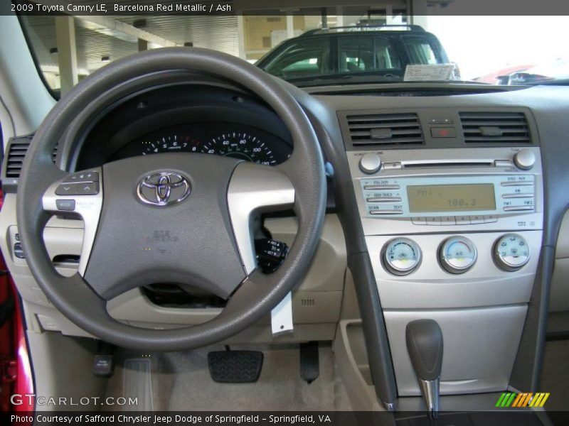 Barcelona Red Metallic / Ash 2009 Toyota Camry LE