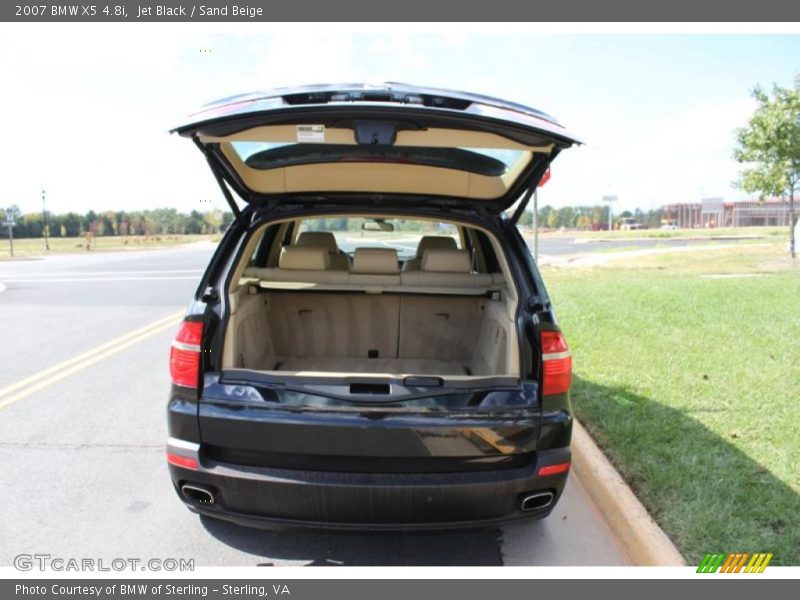 Jet Black / Sand Beige 2007 BMW X5 4.8i