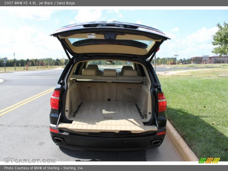 Jet Black / Sand Beige 2007 BMW X5 4.8i