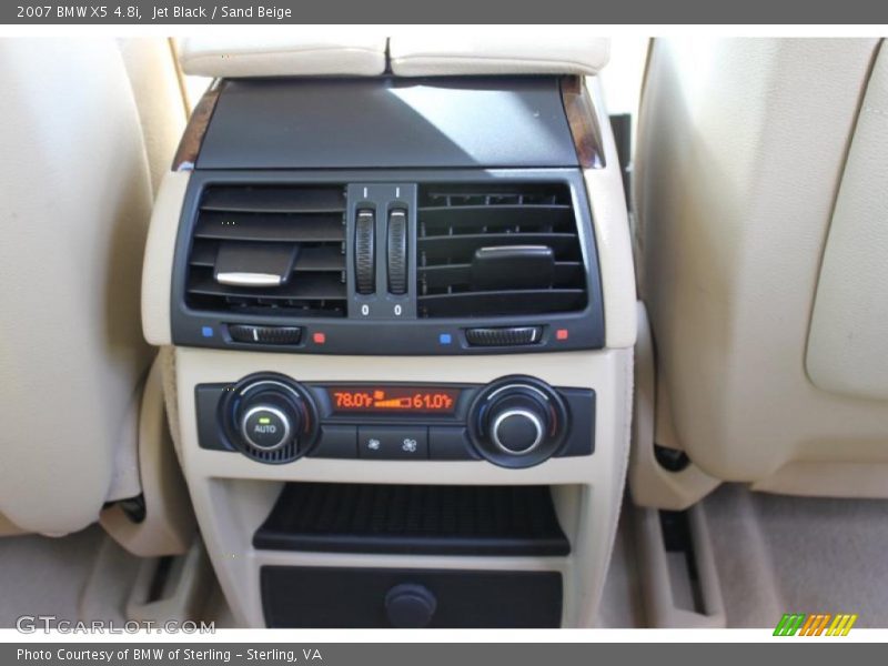 Jet Black / Sand Beige 2007 BMW X5 4.8i
