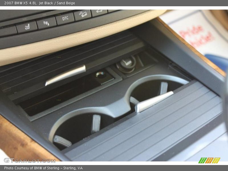 Jet Black / Sand Beige 2007 BMW X5 4.8i