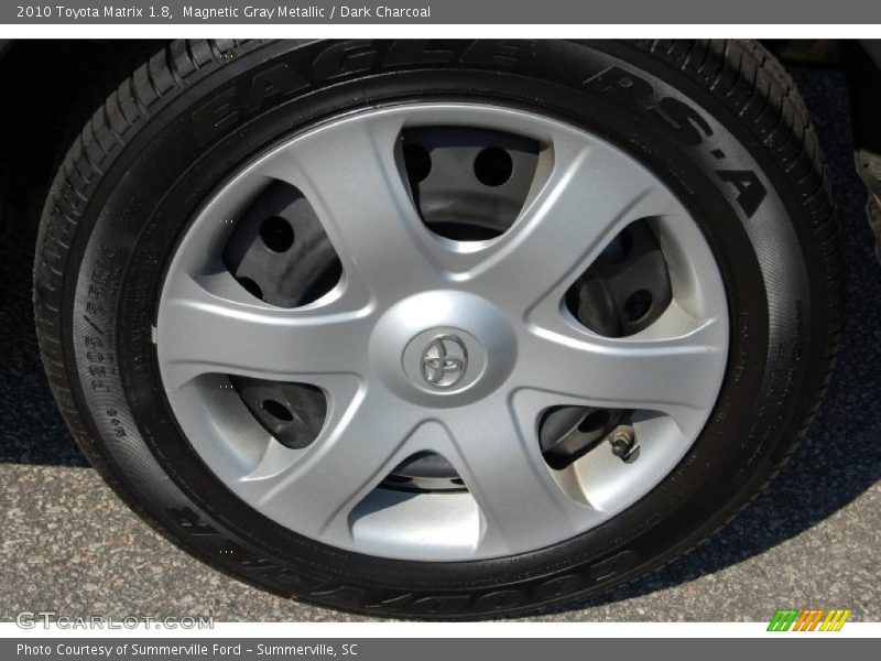Magnetic Gray Metallic / Dark Charcoal 2010 Toyota Matrix 1.8