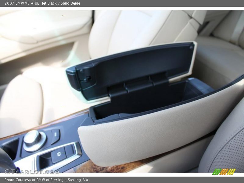 Jet Black / Sand Beige 2007 BMW X5 4.8i