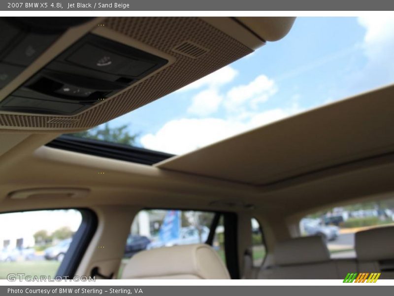 Jet Black / Sand Beige 2007 BMW X5 4.8i