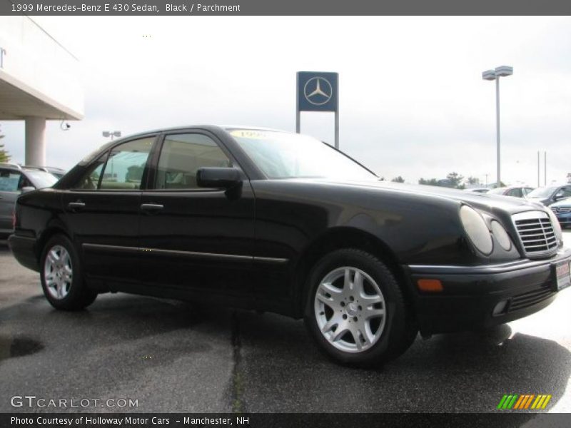 Black / Parchment 1999 Mercedes-Benz E 430 Sedan