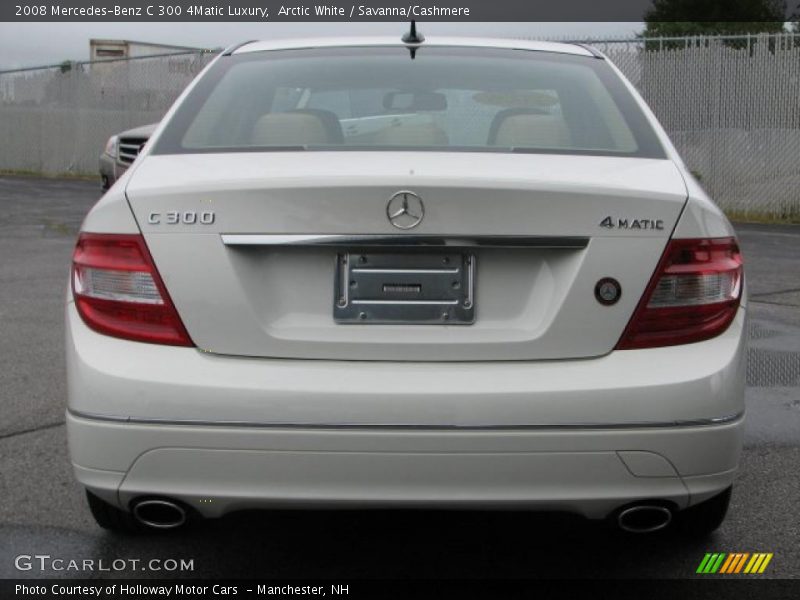 Arctic White / Savanna/Cashmere 2008 Mercedes-Benz C 300 4Matic Luxury