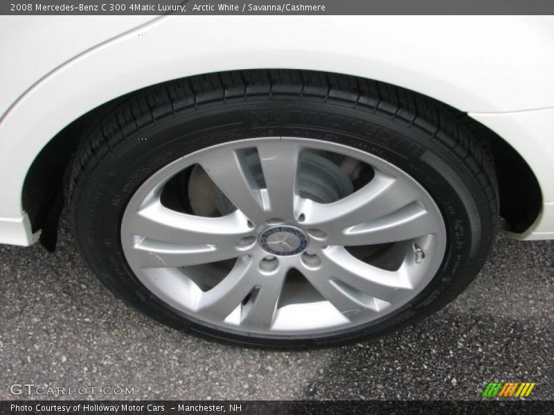 Arctic White / Savanna/Cashmere 2008 Mercedes-Benz C 300 4Matic Luxury