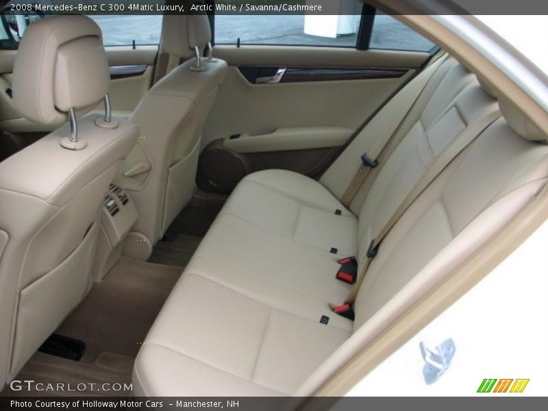 Arctic White / Savanna/Cashmere 2008 Mercedes-Benz C 300 4Matic Luxury