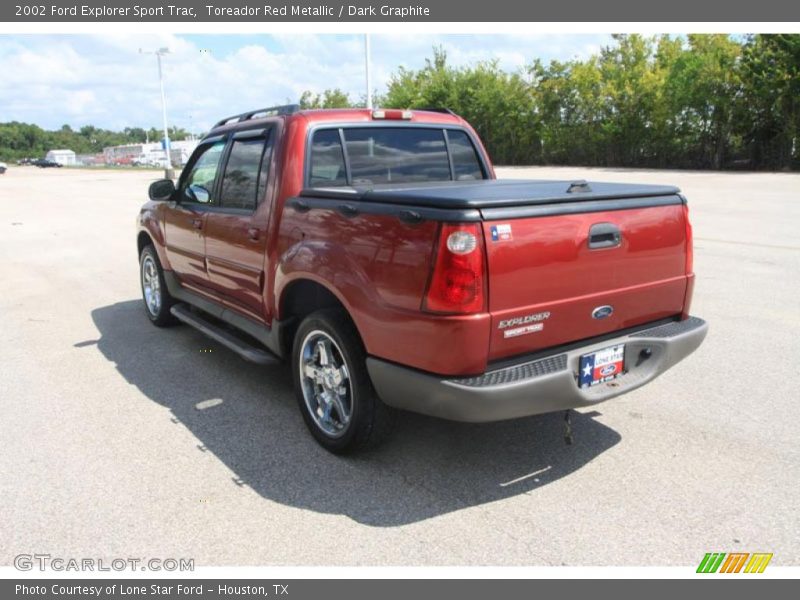 Toreador Red Metallic / Dark Graphite 2002 Ford Explorer Sport Trac