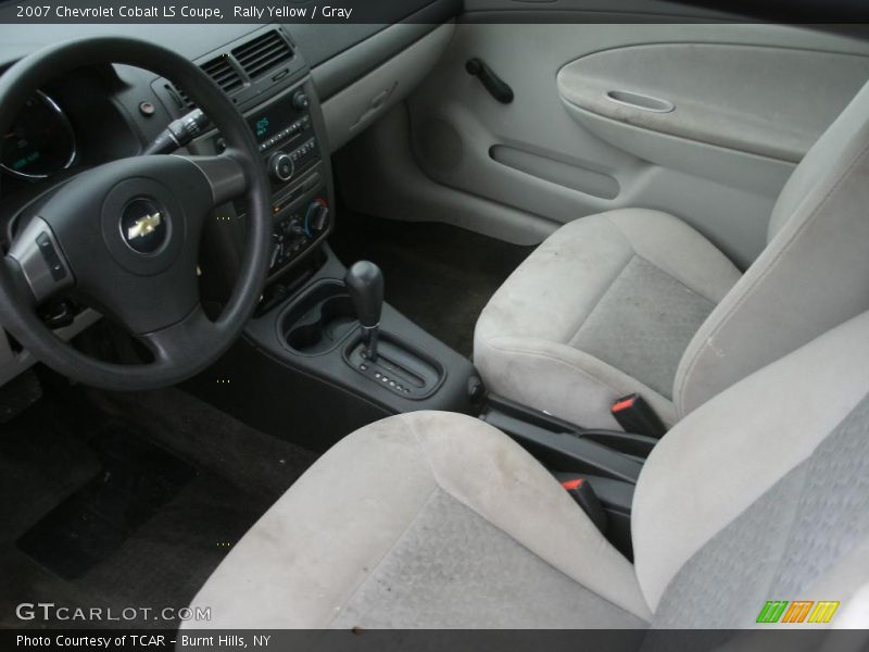 Rally Yellow / Gray 2007 Chevrolet Cobalt LS Coupe