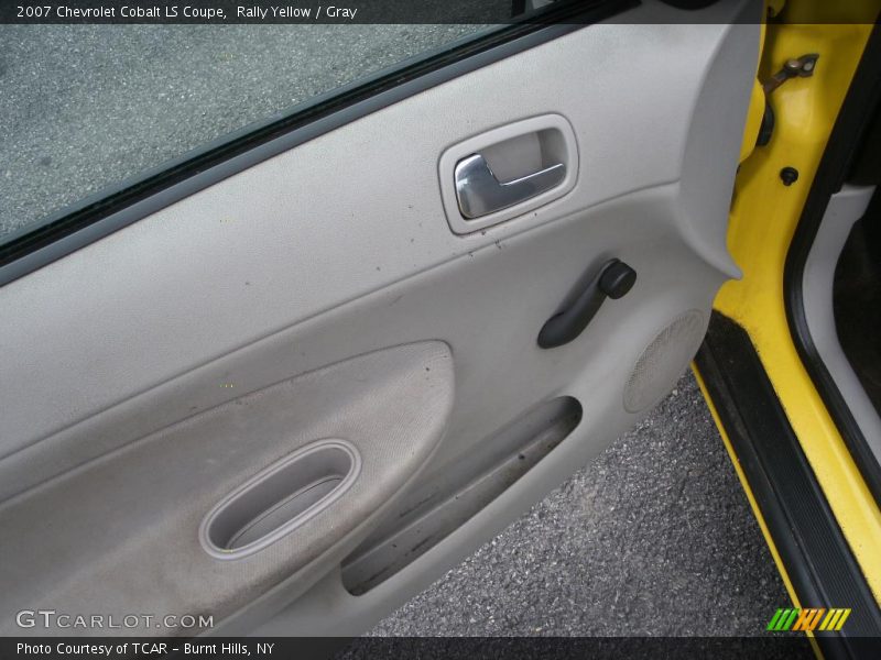 Rally Yellow / Gray 2007 Chevrolet Cobalt LS Coupe