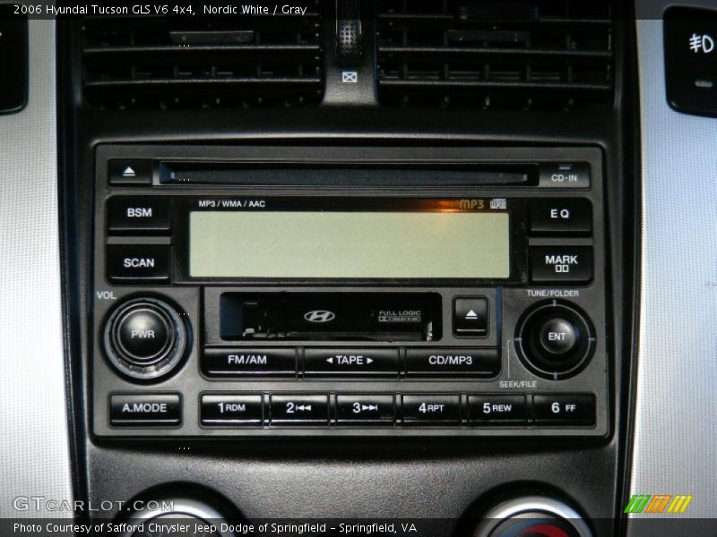 Nordic White / Gray 2006 Hyundai Tucson GLS V6 4x4