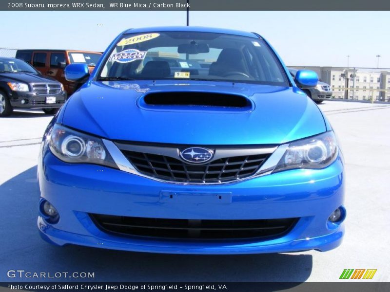 WR Blue Mica / Carbon Black 2008 Subaru Impreza WRX Sedan