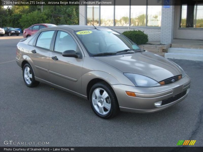 Arizona Beige Metallic / Medium Parchment 2004 Ford Focus ZTS Sedan