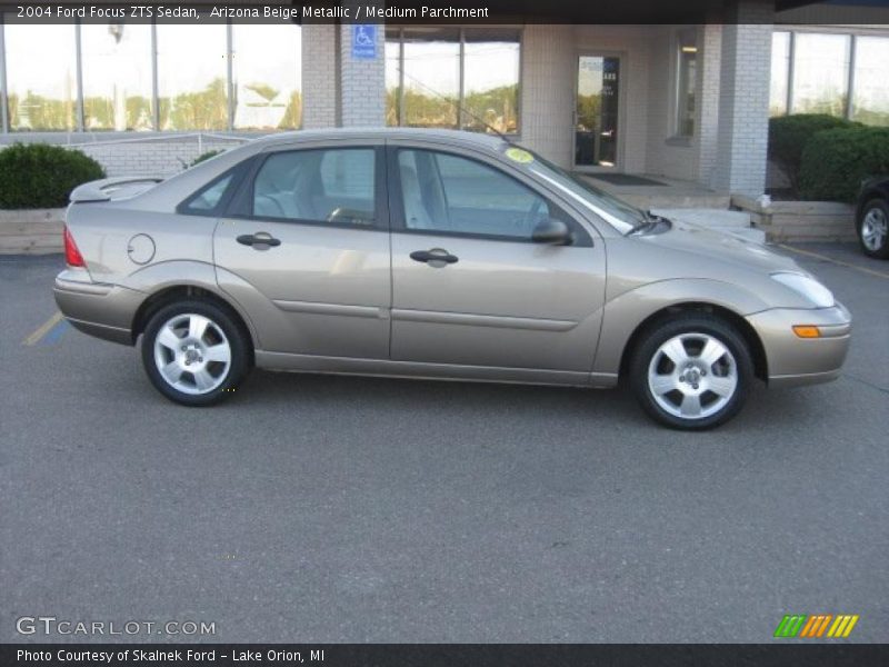 Arizona Beige Metallic / Medium Parchment 2004 Ford Focus ZTS Sedan