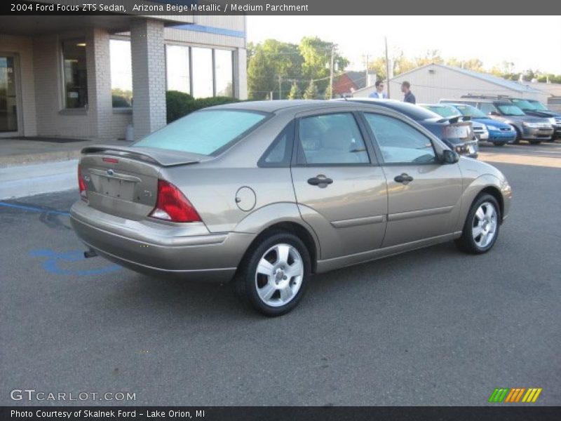 Arizona Beige Metallic / Medium Parchment 2004 Ford Focus ZTS Sedan