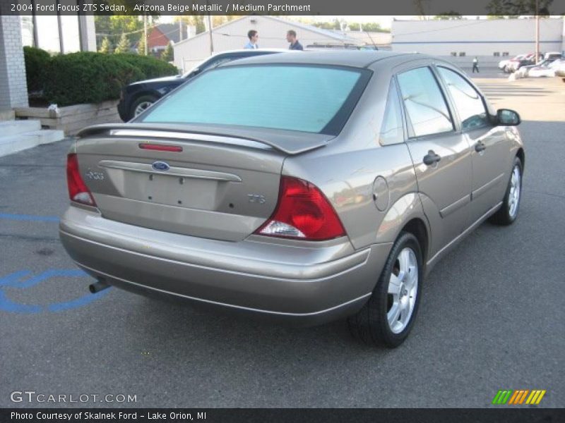 Arizona Beige Metallic / Medium Parchment 2004 Ford Focus ZTS Sedan