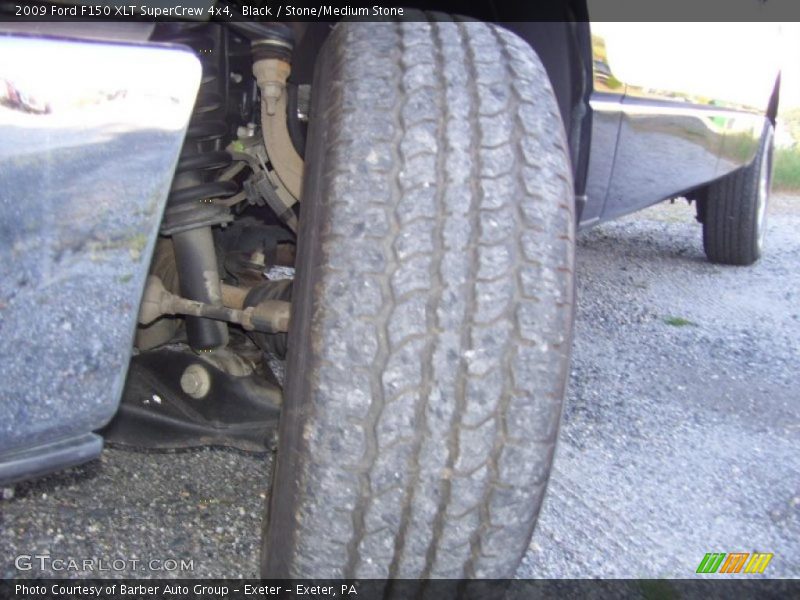Black / Stone/Medium Stone 2009 Ford F150 XLT SuperCrew 4x4